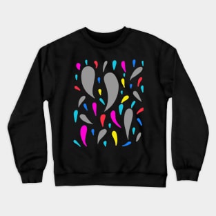 Colorful Water Drops - Relaxation Easy Art Crewneck Sweatshirt